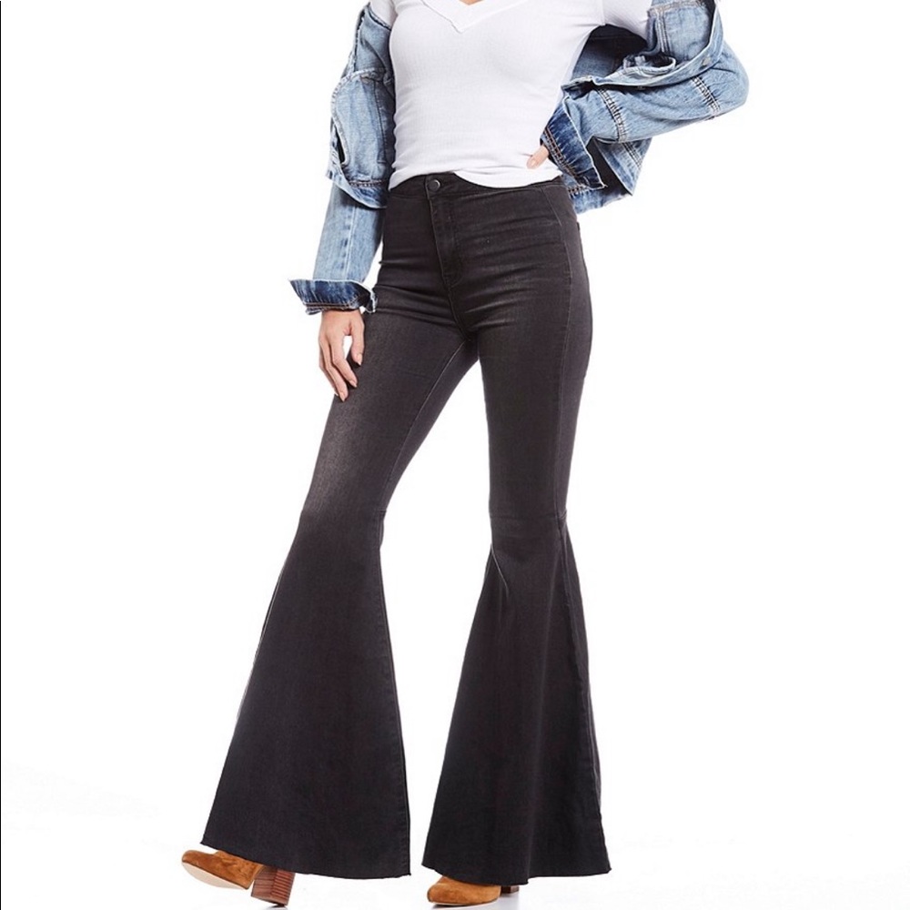 Free People Just Float On Flare Jeans